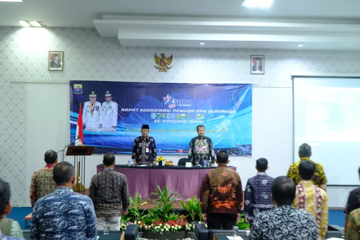 Buka Rakor Program Pemuda dan Olahraga se-Provinsi Jambi, Wagub Sani Harap Masukan Cerdas