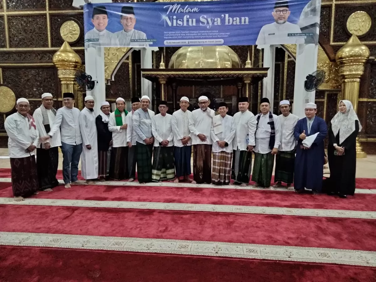 Pemprov Jambi Gelar Peringatan Malam Nisfu Sya’ban dan Sambut Ramadhan 1447 Hijriah
