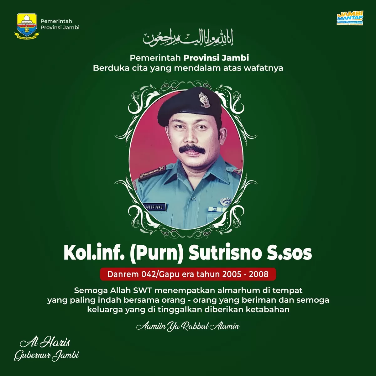 Jambi Berduka, Ariansyah: Selamat Jalan Ade Ambon, Jurnalis Senior yang Humoris dan Multitalenta