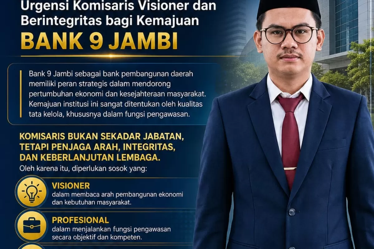 Optimalisasi Fungsi Pengawasan Jadi Kunci Kemajuan Bank 9 Jambi
